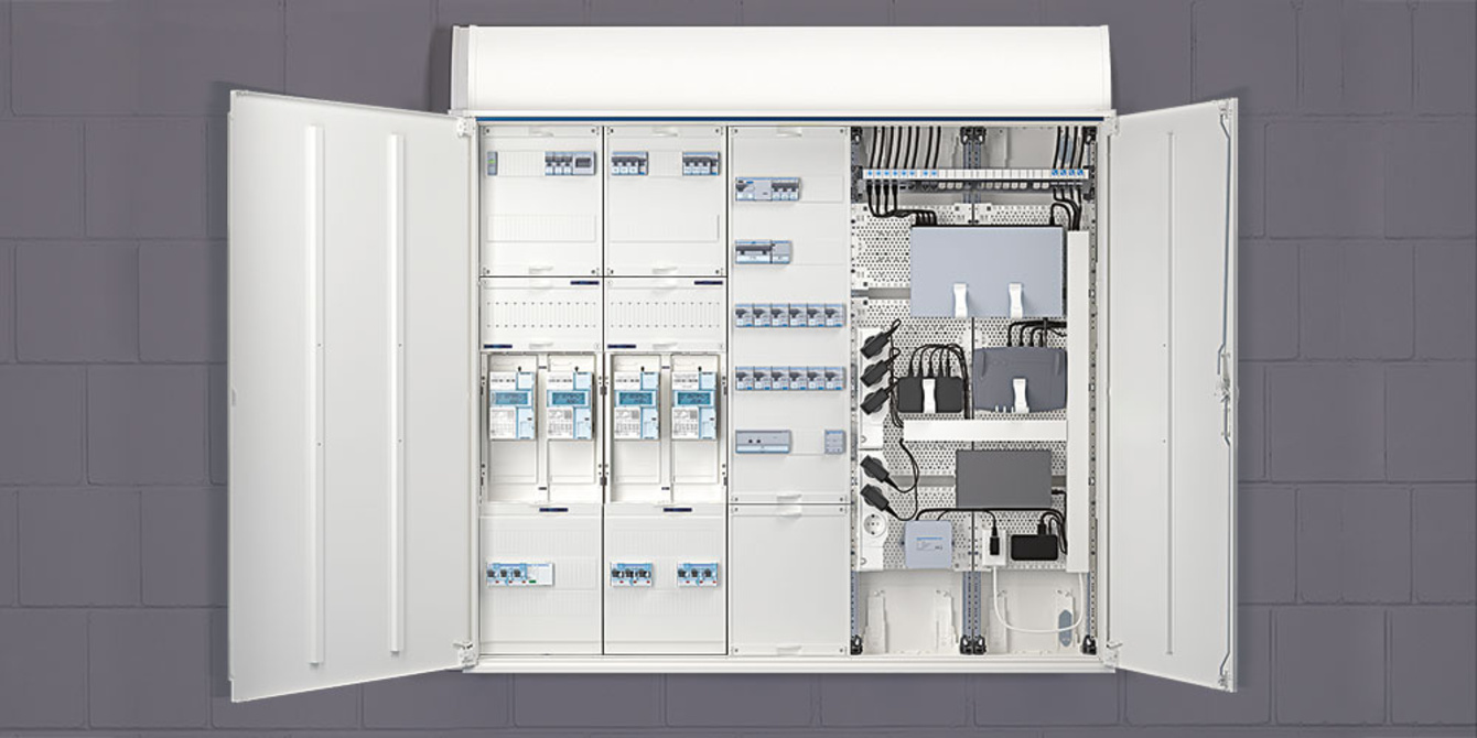 Technikzentrale bei G & R Elektro- und Gebäudetechnik GmbH in Schifferstadt