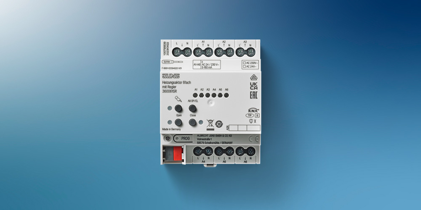 KNX Heizungsaktor 6-fach bei G & R Elektro- und Gebäudetechnik GmbH in Schifferstadt