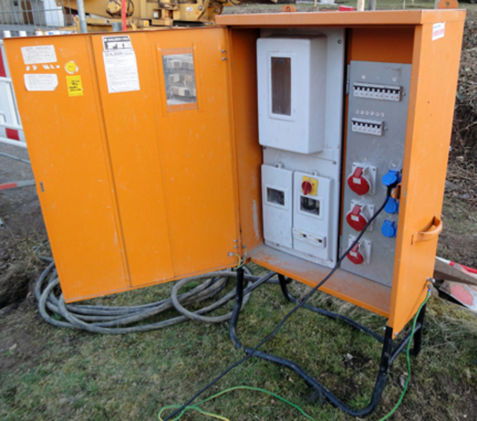 Baustromkasten bei G & R Elektro- und Gebäudetechnik GmbH in Schifferstadt
